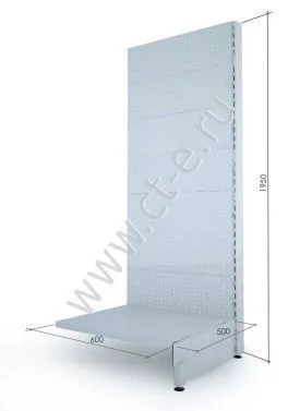 Стеллаж торговый перфорированный 2400*600*500