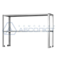 Полка-надстройка настольная ПННн - 600*400*800 Norma Inox, нерж., 2 уровня