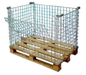 Ограждение сетчатое для паллет 1200*800*800 цинк