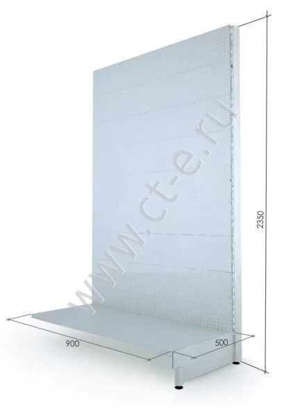 Стеллаж торговый перфорированный 2400*900*500