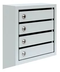 Ящик металлический почтовый ПМ-4 4 секции