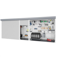 Шкаф роллетный, трехсекционный 1500х4350х1200