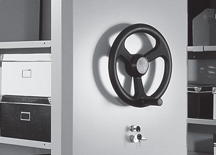 Стеллаж мобильный для архивов