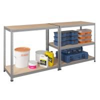 Стеллаж металлический SBL180KD/90x40/5 оцинкованный