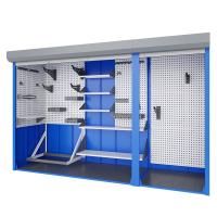 Шкаф роллетный, двухсекционный 1700х3100х600