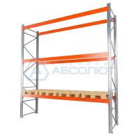 Стеллаж паллетный СТСМ 4000х3600х1100 (3 яруса), усиленный