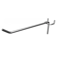 Крючок одинарный L=300 мм, цинк, для перфорации