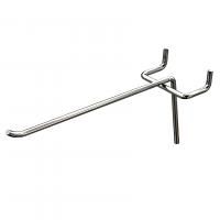 Крючок одинарный L=250 мм, цинк, для перфорации