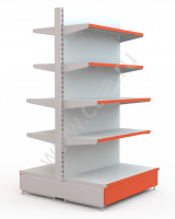 Стеллаж торговый островной 2400*1200*1070, 8 полок