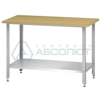 Стол кондитерский СПРн - 1200*700*860 Norma Zn со сплошной полкой