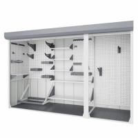 Шкаф роллетный, двухсекционный 1700х3400х900