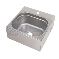 Рукомойник технологический консольный РТКн 330х330х150 «Norma Inox» (отв. д/смесит.)