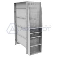 Экспозитор торцевой Нордика, 1750-500-175, 5 полок