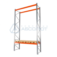 Стеллаж паллетный СТСМ 4500х2700х1100 (2 яруса)