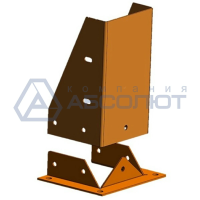 Отбойник для стеллажей разборный