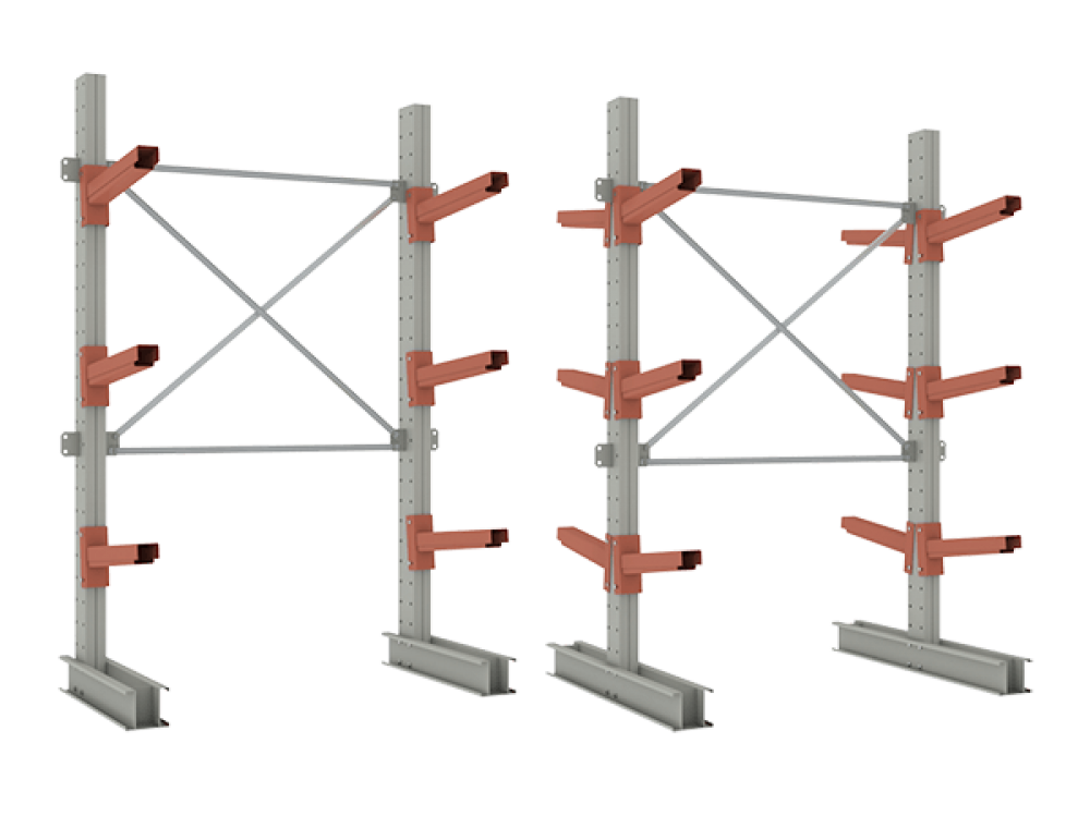 консольные стеллажи складские от Абсолют