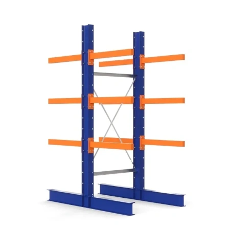 Стеллаж консольный двухсторонний СК 140, высотой 2500 мм от компании Абсолют