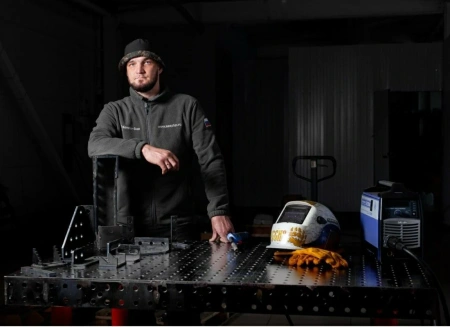 Стол сварочный Keepler-Stan 2000x1000x150, 8 мм, с опорами от компании Абсолют