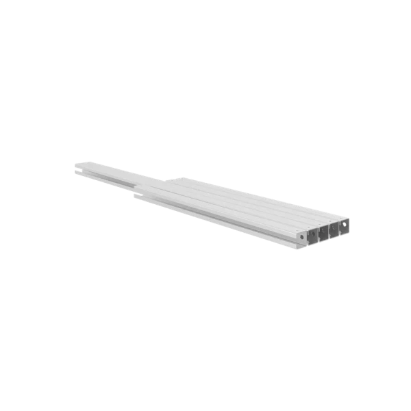 Стеллаж MS U 2500x1000x500 мм, 4 полки перфорация (у)