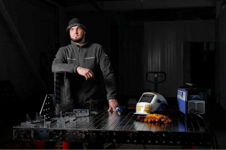 Стол сварочный Keepler-Stan 1500x1000x100, 6 мм, с опорами от компании Абсолют