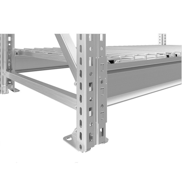 Стеллаж MS Pro Z 2500x1500x600, 4 яруса (сетчатые)