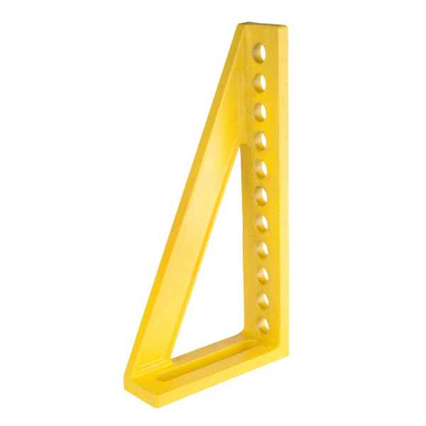 Угольник упорный и крепежный L300 с 11 отверстиями левый