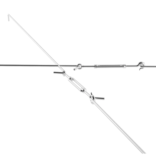 Стеллаж MS U 2000x1000x500 мм, 3 полки