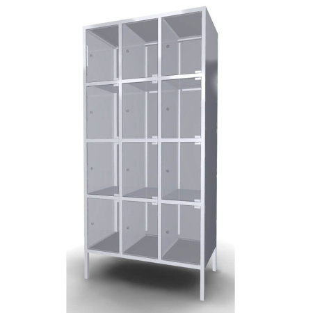 Шкаф для сумок (12 ячеек), оргстекло от компании Абсолют