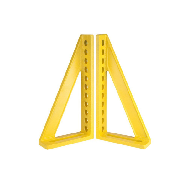 Угольник упорный и крепежный L300 с 11 отверстиями правый