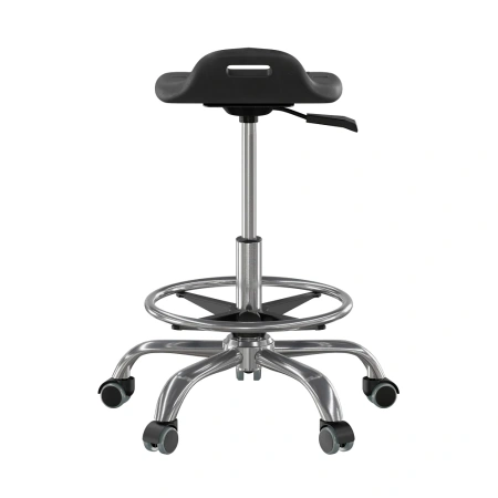 Табурет промышленный на ГЛ с кольцом для ног ICS-2R от компании Абсолют