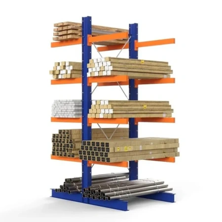 Стеллаж консольный двухсторонний СК 140, высотой 3000 мм от компании Абсолют