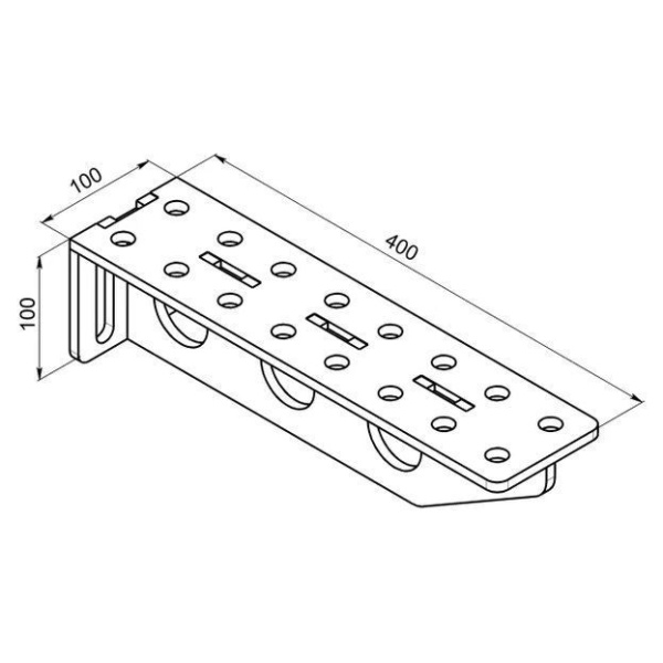 Плита добавочная 400х100, 12 мм