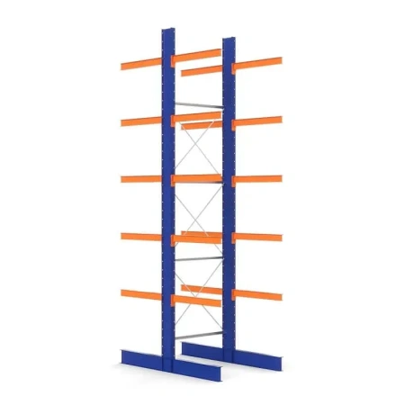 Стеллаж консольный двухсторонний СК 250, высотой 6000 мм от компании Абсолют