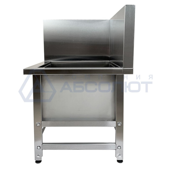 Ванна моповая сварная ВМСн - 630*630*500 (800) "Norma Zn", облицовка Г-образная