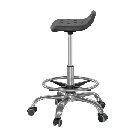 Табурет промышленный на ГЛ с кольцом для ног ICS-2R от компании Абсолют