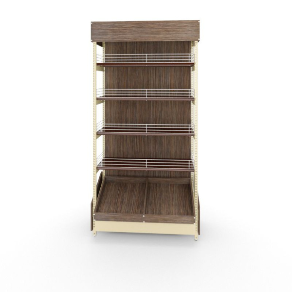 Стеллаж Нордика для алкогольной продукции 2230-1330-450 5 полок