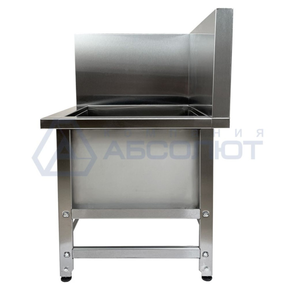 Ванна моповая сварная ВМСн - 700*700*500 (800) "Norma Ral", облицовка Г-образная