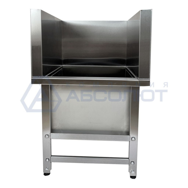 Ванна моповая сварная ВМСн - 630*630*500 (800) "Norma Inox", облицовка П-образная